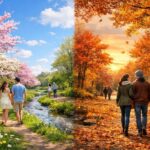 découvrez les avantages du printemps et de l'automne pour voyager, et choisissez la meilleure saison selon vos envies et destinations.